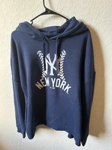 Women’s 3XL New York Yankees NY FANATICS Navy Pullover Hoodie NEW - Picture 1 of 3