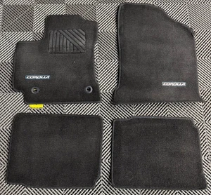 2014-2017 TOYOTA COROLLA OEM BLACK CARPET FACTORY FULL MAT SET ALL 4 PIECES #27 - Bild 1 von 10