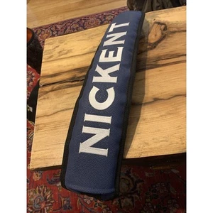 Nickent Golf Bag Strap Blue Embroidered Euc - Picture 1 of 4