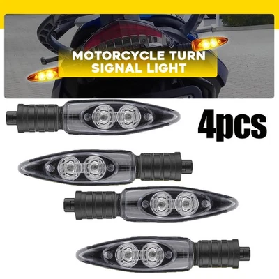 2X Motorcycle Turn Signal Blinker Indicator Light Amber For BMW K1300R 2009-2014 - Image 1 of 4