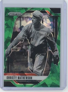 Christy Mathewson Green Ice Prizm 2025 Panini Prizm Baseball #129 - Picture 1 of 2