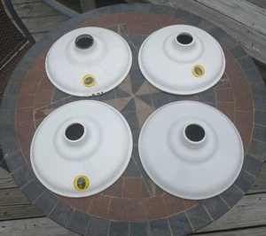 Vintage Spero Porcelain Enameled Industrial Light Shades - Picture 1 of 6