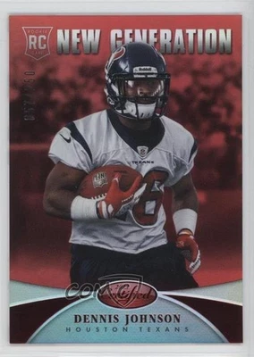 2013 Certified New Generation Mirror Red /250 Dennis Johnson #257 Rookie RC - Image 1 of 2