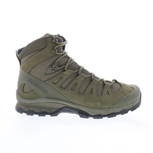 Botas tácticas Salomon Quest 4D Forces 2 GTX EN 410151 de cuero verde para hombre 15 - Imagen 1 de 4
