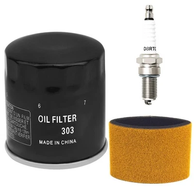 For 2000-2002 Kawasaki Prairie 300 KVF300 Tune Up Kit Spark Plug Air Oil Filter - Image 1 of 4