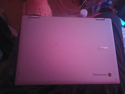 Acer Chromebook White Color 11.6 Inches And Can Turn Into an Ipad. Touch screen! - Image 1 of 2