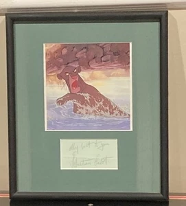 Disney’s 1967 The Jungle Book Framed Art With Sebastian Cabot Autograph - Picture 1 of 8