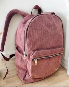 Mochila escolar Victoria’s Secret ROSA Campus pana terciopelo transparente  - Imagen 1 de 9