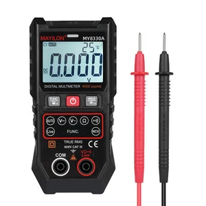 MAYILON Digital Multimeter Voltage Tester 4000 Counts TRMS Automatic/Manual H8K0 - Picture 1 of 7
