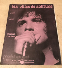 PARTITION "MICHEL SARDOU - LES VILLES DE SOLITUDE"