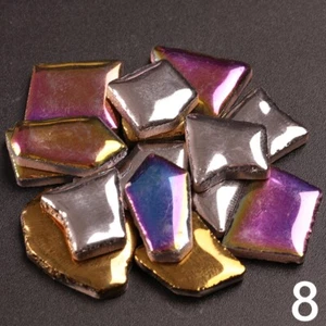 200g Mosaïque Céramique Coloré Tuile Asymétrique Craft Matériel pour Maison Déco - Photo 1/47