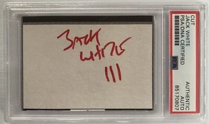 White Stripes Raconteurs Jack White Signed Autograph Cut - PSA DNA - FREE S&H! - Picture 1 of 3