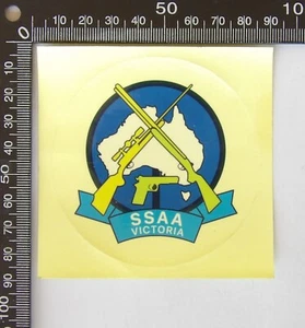 OLD SPORTING SHOOTERS ASSOCIATION OF AUSTRALIA VICTORIA SOUVENIR STICKER DECAL - Picture 1 of 1