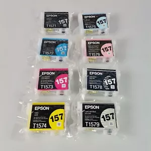 Cartuchos de tinta Epson 157 T1571 T1572 T1573 T1574 T1575 T1576 T1578 T1579 - Imagen 1 de 9