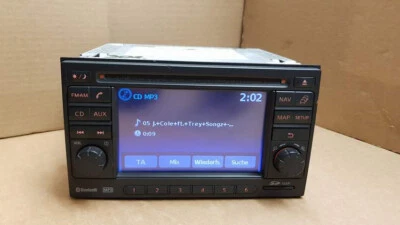 RADIO CD Mp3 SD Navigation  NISSAN Qashqai  Navi LCN BOSCH mit radio code - Bild 1 von 4