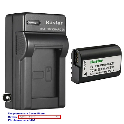 Cargador de pared de batería CA Kastar para cámara digital Panasonic Lumix DC-S5 DC-S5KK Foto 1 de 4