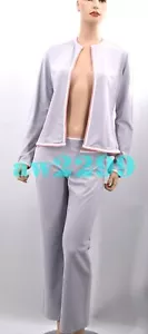 CHANEL 04C KNIT PANT SUIT CC LOGO MULTI 42 - Picture 1 of 12