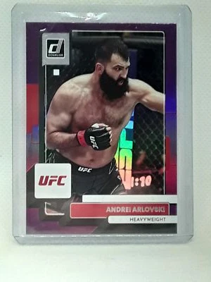 Andrei Arlovski 2023 Donruss UFC - Purple Flood #186 - - Image 1 of 2