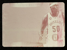 2012-13 Panini Gold Standard Zach Randolph #22 Magenta Printing Plate 1/1 !!!