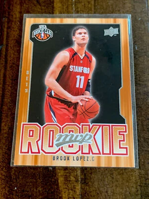 Tarjeta de novato Brook Lopez - 2008-09 Upper Deck MVP RC #210 BX2 Foto 1 de 2