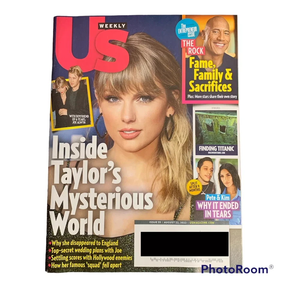 Us Weekly Magazine August 22 2022 A Inside Taylor's Mysterious World 48 PAGES - Image 1 of 1