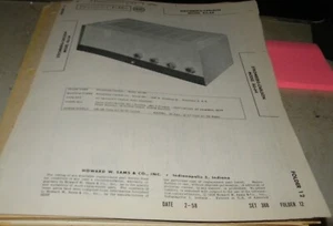 STROMBERG-CARLSON 3 CHANNEL AUDIO AMPLIFIER MODEL: AU-64 (SAMS PHOTOFACT 388-12) - Picture 1 of 1