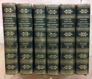 REISE IN DIE FÜNF TEILE DER WELT 1828 Albert-Montemont 6 FLÜGE ED ORIGINAL - Bild 1 von 5