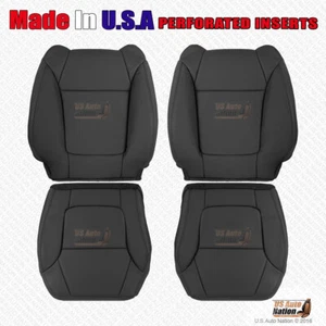 2001 2002 2003 For Acura CL Type-S Driver Passenger Perforated Leather Cover Blk - Picture 1 of 18