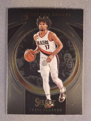 2022-23 Panini Select Certified #1 Shaedon Sharpe Rookie RC SP - Image 1 of 2