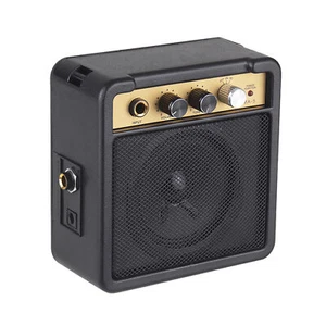 Mini Guitar Amplifier Amp Speaker 1W with 6.35mm Input 1/4 Inch Headphone V3C0 - Picture 1 of 8