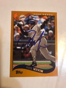San Diego Padres PHIL NEVIN Signed Card