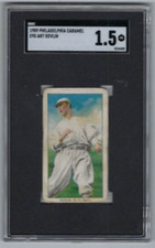 1909 E95 Philadelphia Caramel baseball card Art Devlin New York Giants SGC 1.5