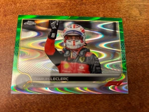 Formula 1 Topps chrome 2022, #28, Charles Leclerc green /99 - Picture 1 of 2