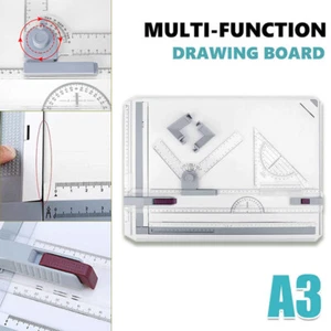 PRO A3 Drawing Board Table with Parallel Motion and Adjustable Angle Drafting AU - Picture 1 of 12