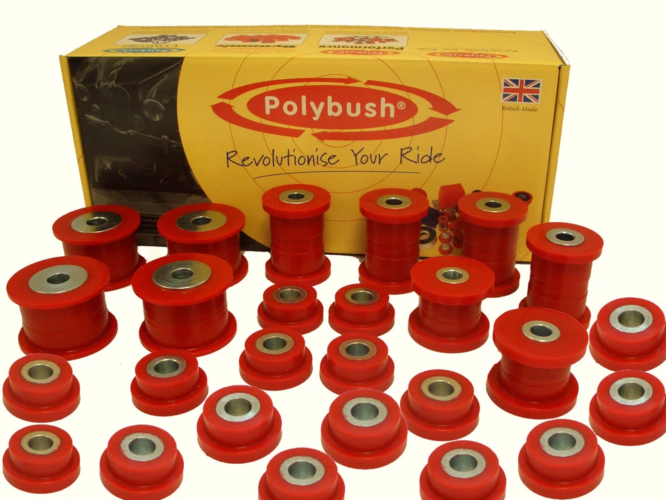 Juego de arbustos de suspensión de vehículo Polybush para Porsche 911 996, 1996-2004: kit118 Foto 1 de 2