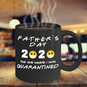 Taza de cuarentena día del padre 2020 regalo día del padre amigos parodia divertido regalo papá - Imagen 1 de 11
