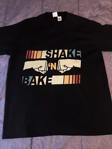 Talladega Nights Shake n Bake Fist Bump Mens T Shirt Ricky Bobby Comedy Will XL. - Picture 1 of 5