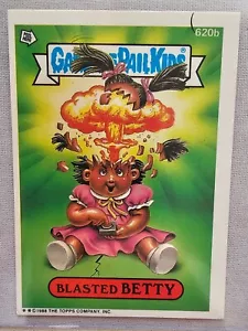Garbage Pail Kids 1988 Series 15 620b BLASTED BETTY Eyelash Error - Picture 1 of 3