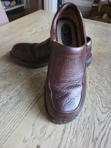 Born Blast II Brown Leather Slip On Loafers Men's Size 9 Comfort Casual M6663  - Picture 1 of 8