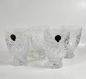 "Juego de 4 vasos de jugo Waterford Sullivan cristal soplado a mano corte 4,75""" - Imagen 1 de 16