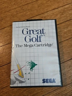 Great Golf The Mega Cartridge Sega Master System Complete In Box Untested Clean - Image 1 of 4