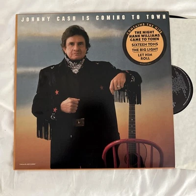 Johnny Cash ‎– Johnny Cash Is Coming To Town Lp Vinyl Record - Image 1 of 4