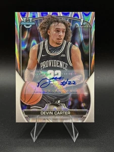 2022-23 Bowman University Chrome - Prospect Autographs Devin Carter #6 /199 CC1 - Bild 1 von 6