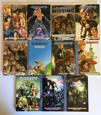 RUNAWAYS Vol 1-11 Complete Set(Marvel Comics 2005) TPB Digest Lot Of 11 - Image 1 of 4