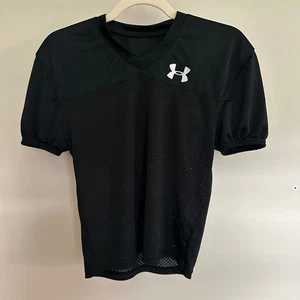 Maglia calcio ragazzo Under Armour nera maglia allenamento - Youth Small - Foto 1 di 4
