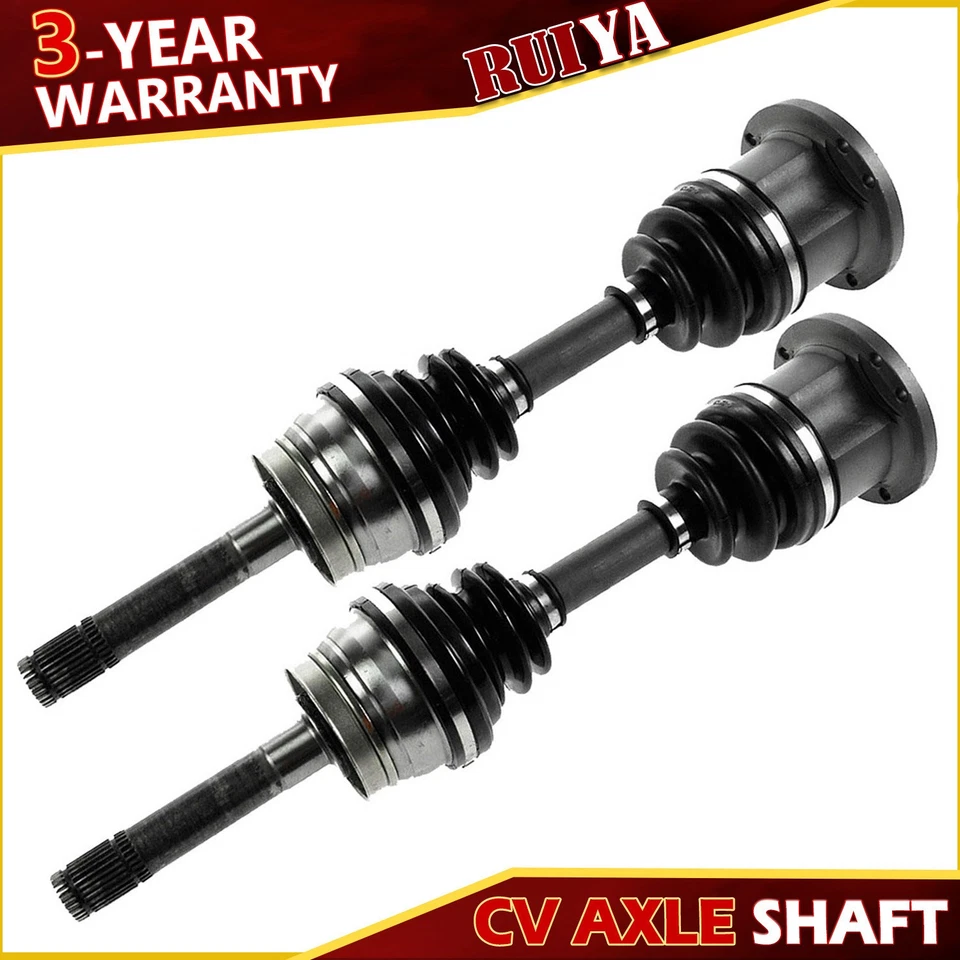 2X conjunto de eixo dianteiro CV para 1995 1996 1997 Nissan Pickup L4-2.4L 4WD RWD - Imagem 1 de 4