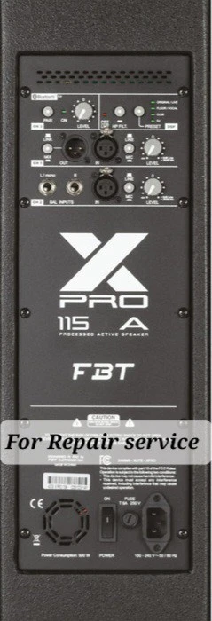 Servicio de reparación de módulo amplificador FBT XPRO 115A. Leer descripción. Foto 1 de 1