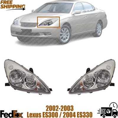Lexus ES300 2002-2003 / ES330 2004 FARO DERECHO Y DERECHO, Juego | Montaje, Halógeno Foto 1 de 4