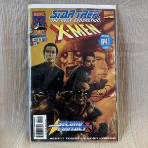STAR TREK NEXT GENERATION X-MEN: SECOND CONTACT #1 VARIANT SIGNED 711/1500 1998! - Picture 1 of 7