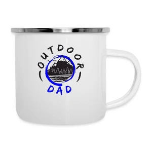 Outdoor Boys Outdoor Dad Logo Camper Mug, One Size, white - Picture 1 of 4